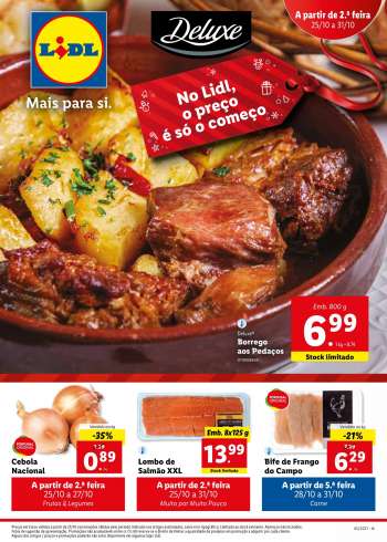 Folheto Lidl - 25.10.2021 - 31.10.2021.