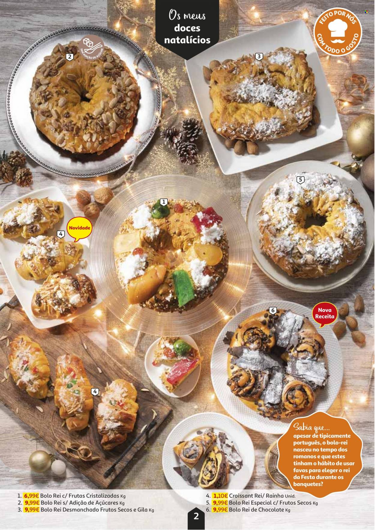 thumbnail - Folheto Auchan - 21.10.2021 - 2.11.2021 - Produtos em promoção - croissant, favas, mistura de frutos secos. Página 2.