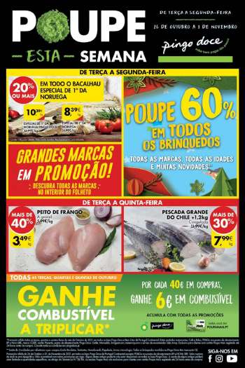 Folheto Pingo Doce - 26.10.2021 - 1.11.2021.