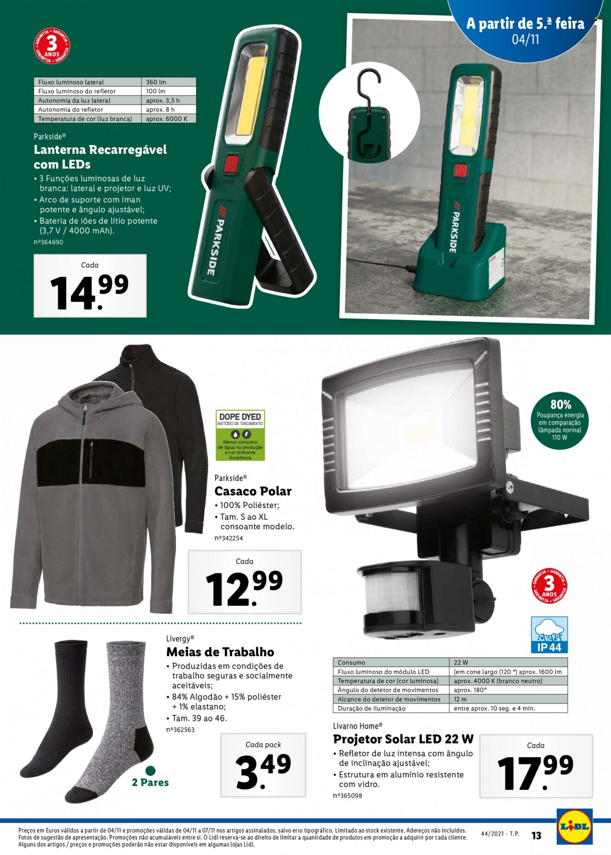 Folheto Lidl - 1.11.2021 - 7.11.2021. Página 13