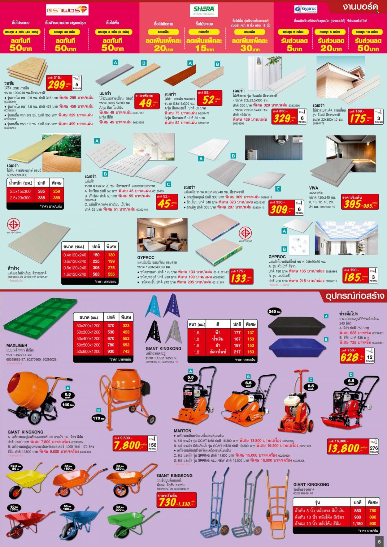 thumbnail - <retailer> - <MM/DD/YYYY - MM/DD/YYYY> - ขายสินค้า - ,<products from flyers>. หน้า 5.