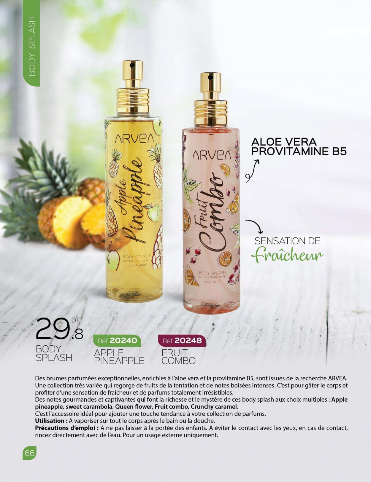 Catalogue ARVEA. Page 68