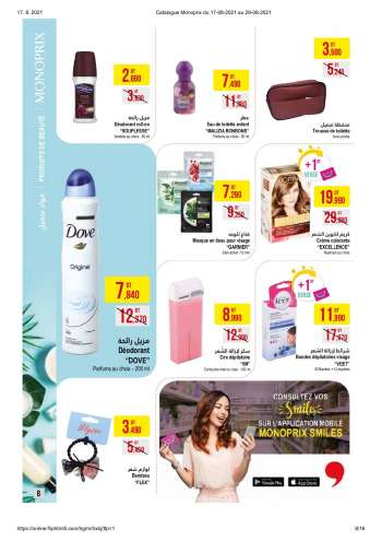 Catalogue Monoprix - 17/08/2021 - 29/08/2021.