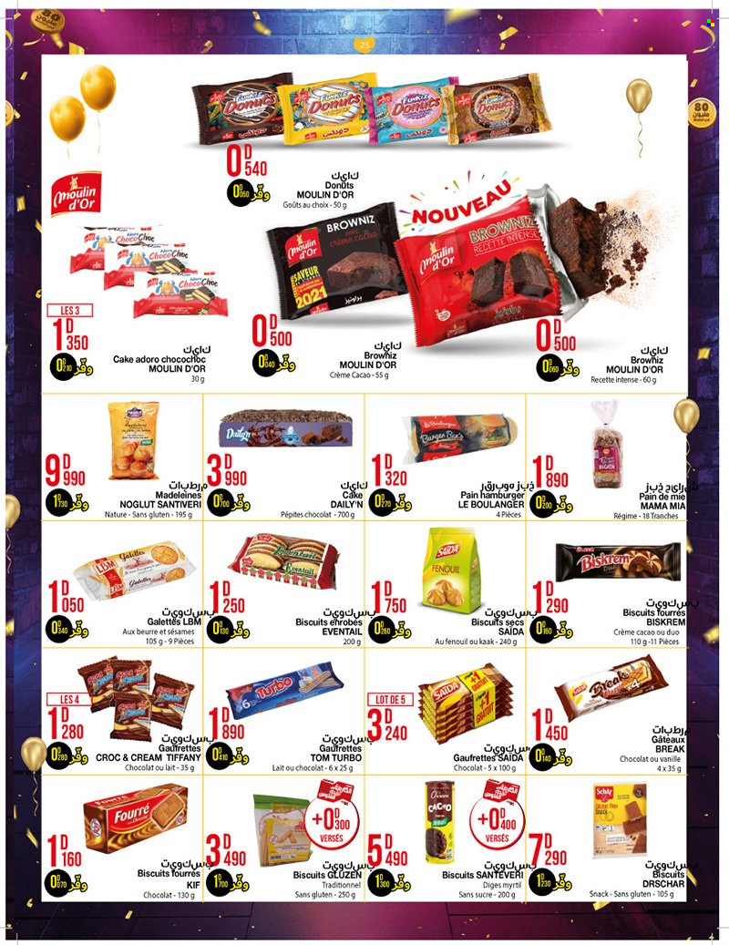 thumbnail - <magasin> - <du DD/MM/YYYY au DD/MM/YYYY> - Produits soldés - ,<products from flyers>. Page 25.