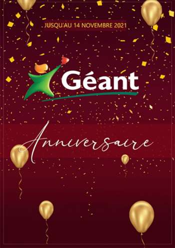 Catalogue Géant - 29/10/2021 - 14/11/2021.