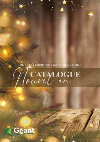 Catalogue Géant - 17/12/2021 - 02/01/2022.