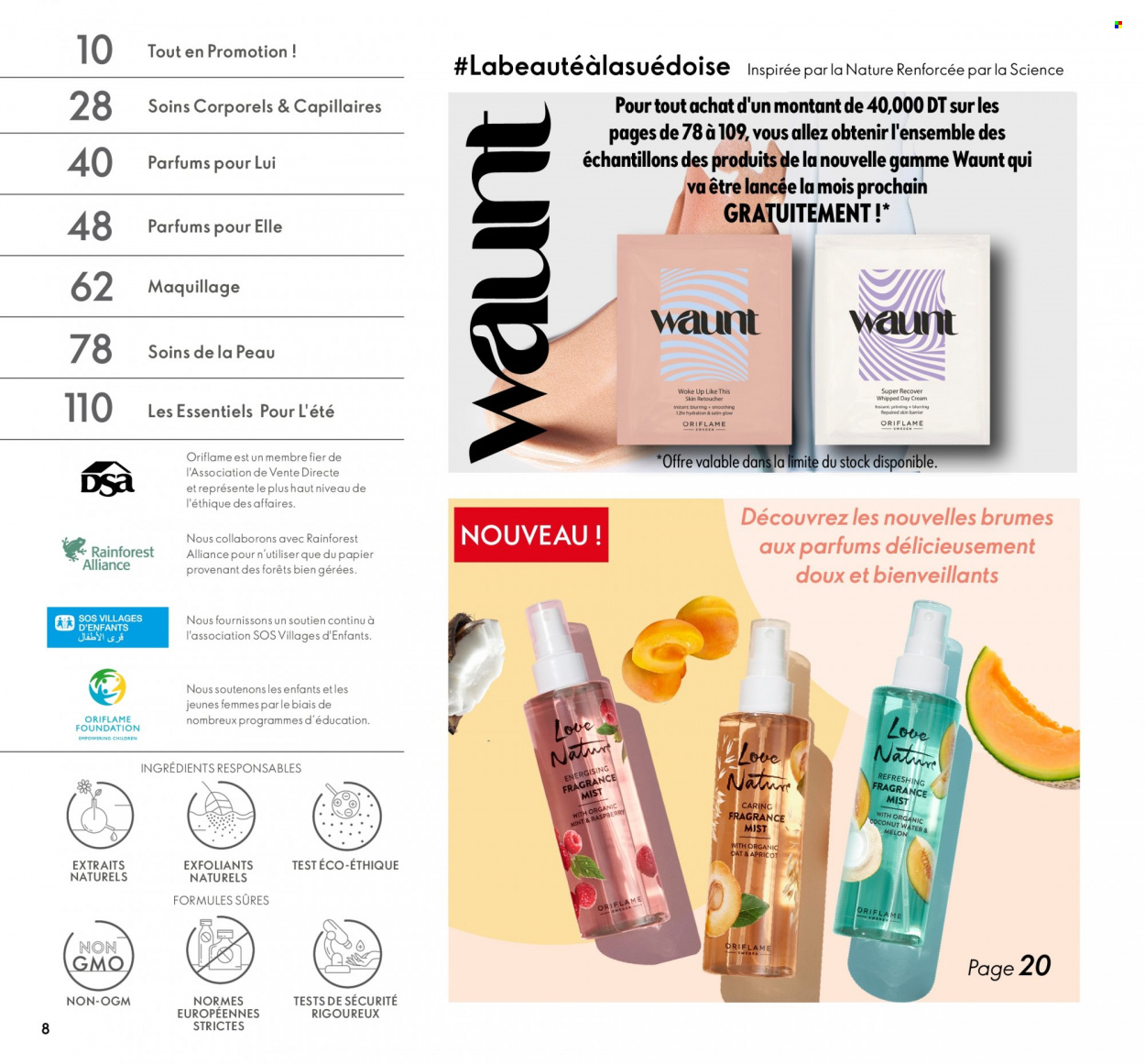 Catalogue Oriflame - 01/08/2022 - 31/08/2022. Page 8