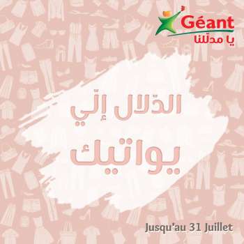 Catalogue Géant - 13/07/2022 - 31/07/2022.