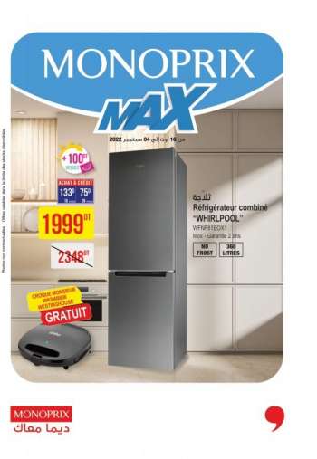 Catalogue Monoprix - 16/08/2022 - 04/09/2022.