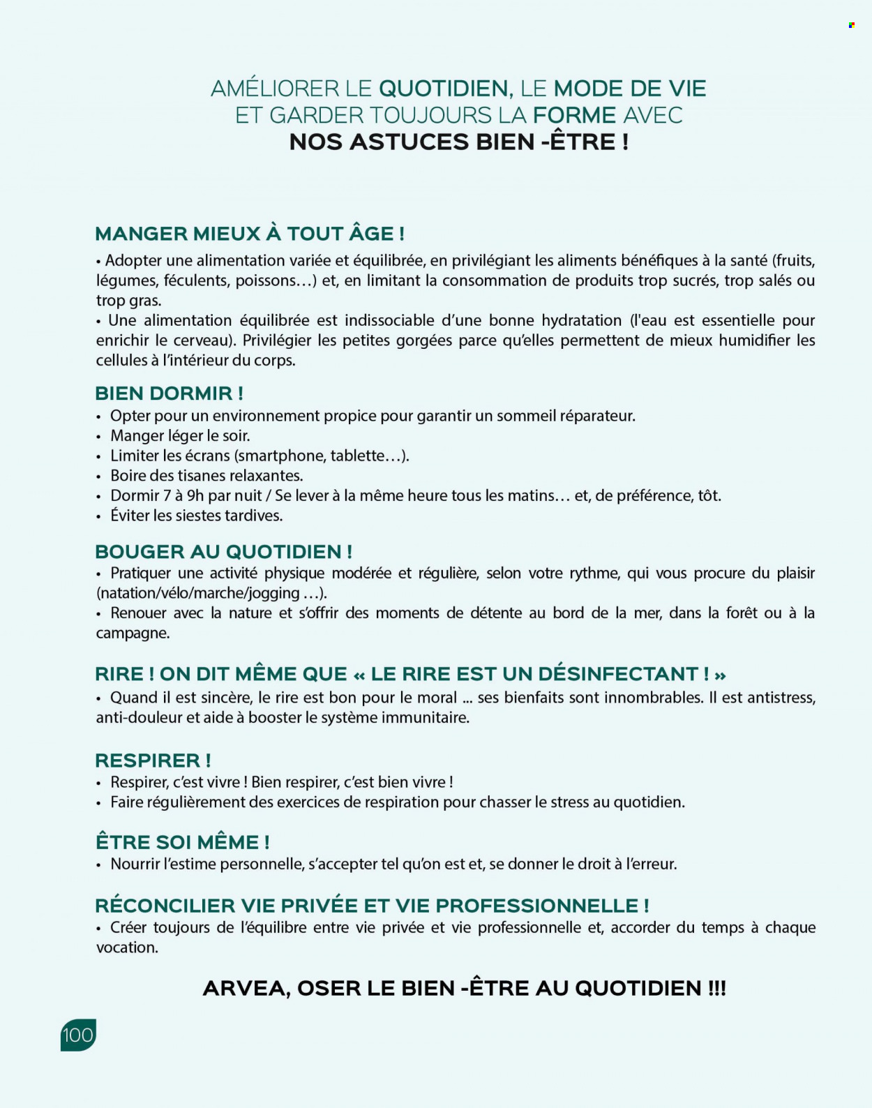 Catalogue ARVEA. Page 102