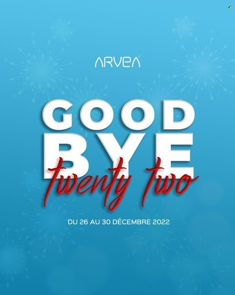 Catalogue ARVEA - 26/12/2022 - 30/12/2022. Page 1