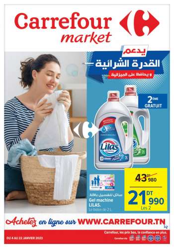 Catalogue Carrefour Market - 04/01/2023 - 22/01/2023.