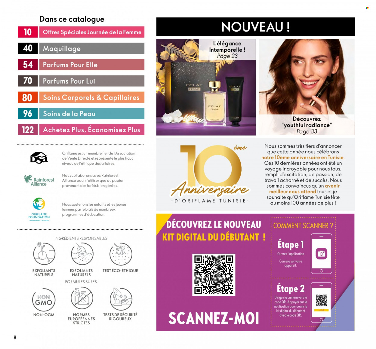 Catalogue Oriflame - 01/03/2023 - 31/03/2023. Page 8