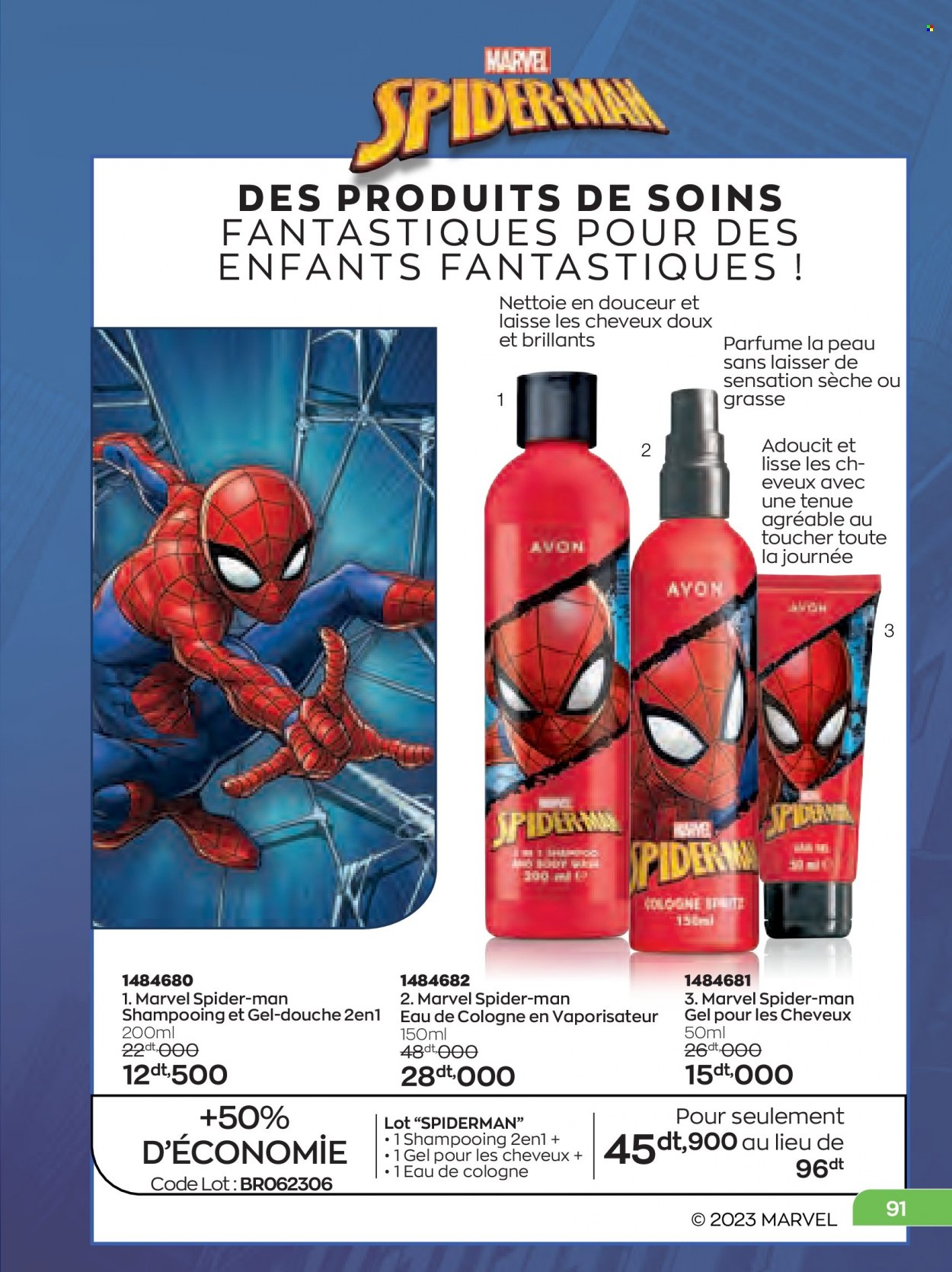 thumbnail - <magasin> - <du DD/MM/YYYY au DD/MM/YYYY> - Produits soldés - ,<products from flyers>. Page 91.