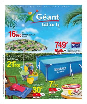 Catalogue Géant - 04/07/2023 - 16/07/2023.