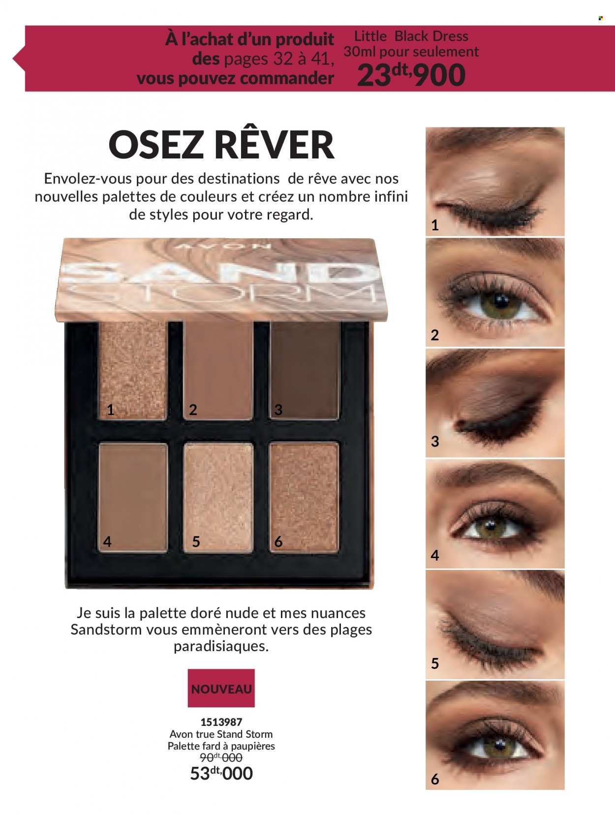 <magasin> - <du DD/MM/YYYY au DD/MM/YYYY> - Produits soldés - ,<products from flyers>. Page 40. 