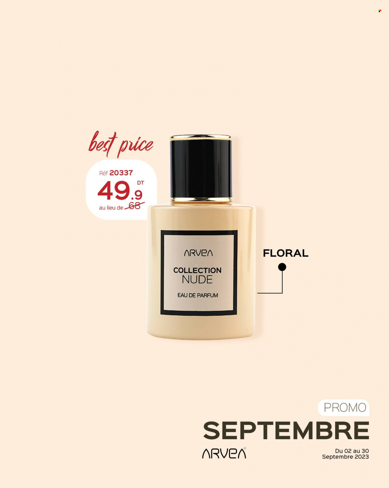 <magasin> - <du DD/MM/YYYY au DD/MM/YYYY> - Produits soldés - ,<products from flyers>. Page 9. 