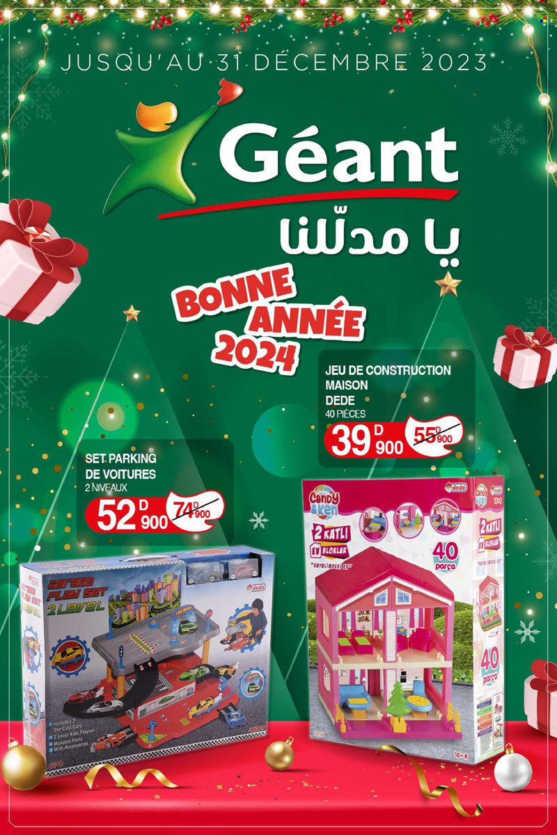 Catalogue Géant - 29/12/2023 - 31/12/2023. Page 1
