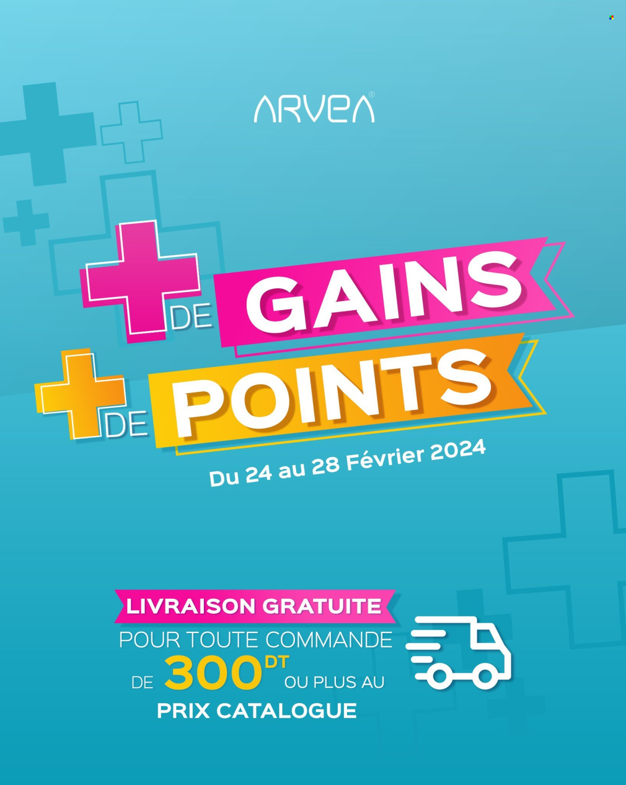 Catalogue ARVEA - 24/02/2024 - 28/02/2024. Page 1