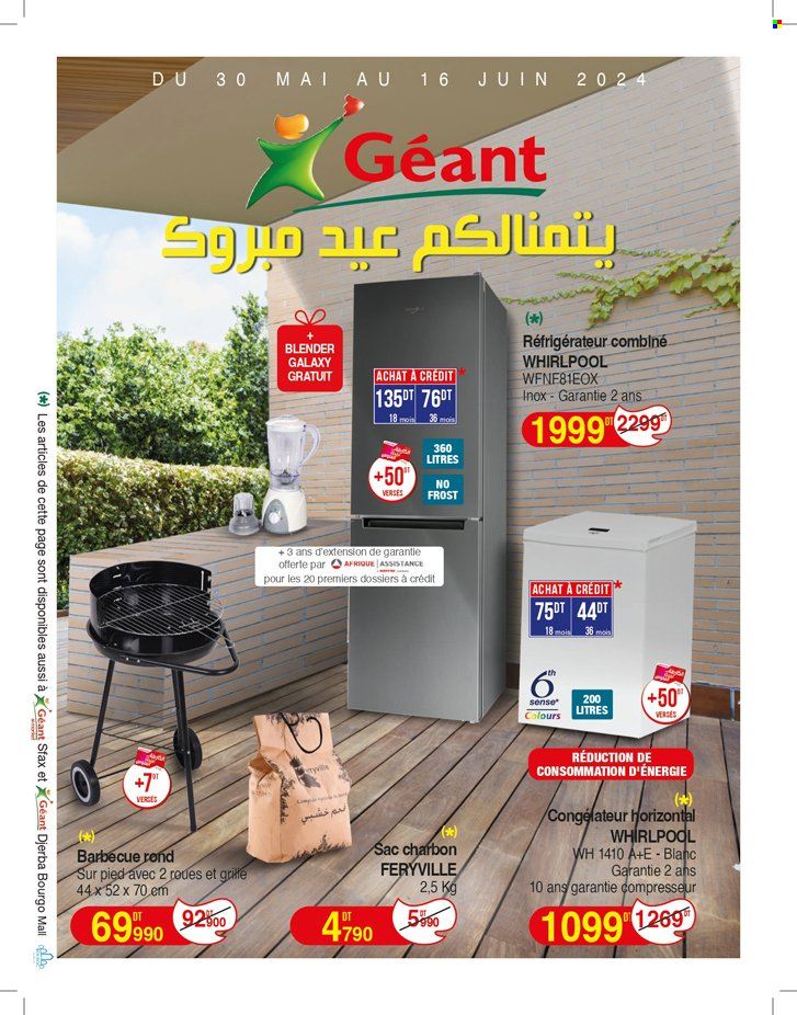 Catalogue Géant - 30/05/2024 - 16/06/2024. Page 1