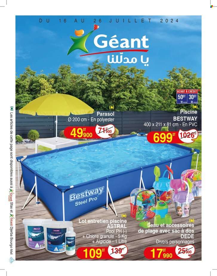 Catalogue Géant - 15/07/2024 - 26/07/2024.