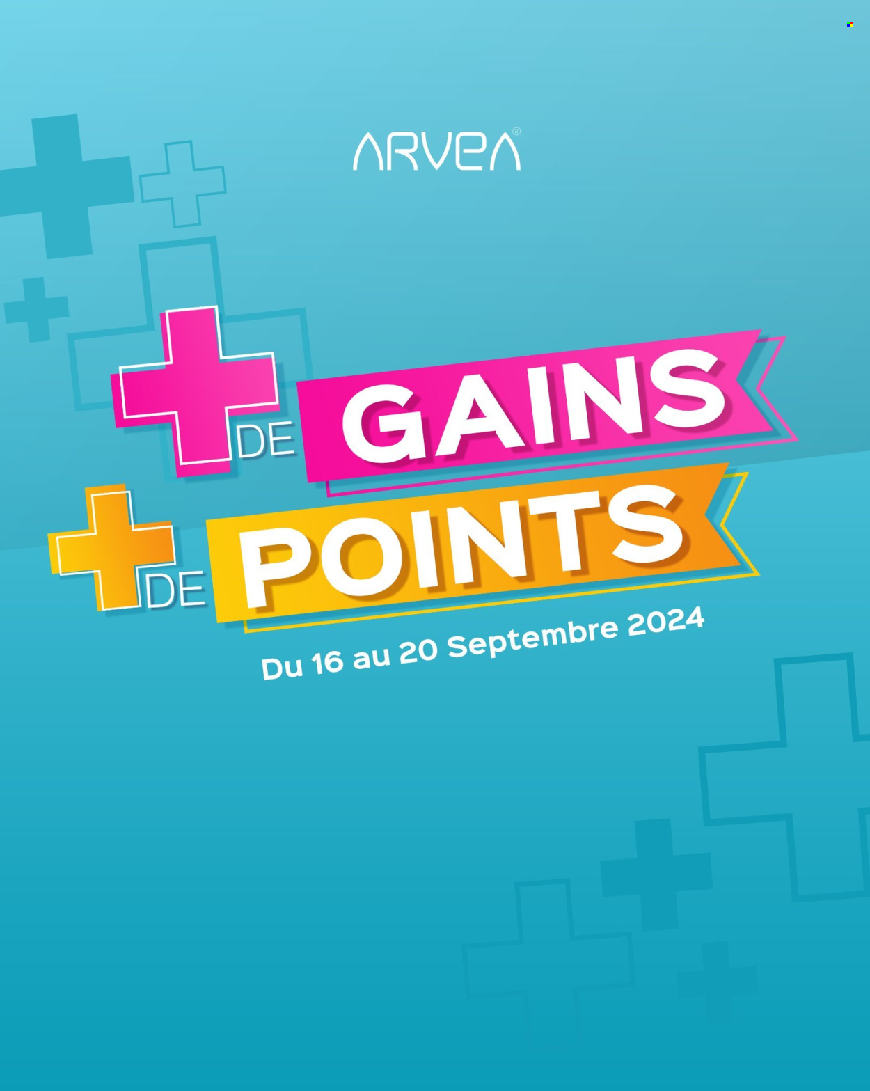 Catalogue ARVEA - 16/09/2024 - 20/09/2024. Page 1