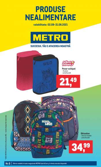 Cataloage Metro - 02.08.2021 - 31.08.2021.