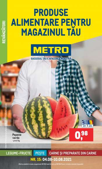 Cataloage Metro - 04.08.2021 - 10.08.2021.