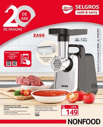 Cataloage Selgros - 06.08.2021 - 19.08.2021.