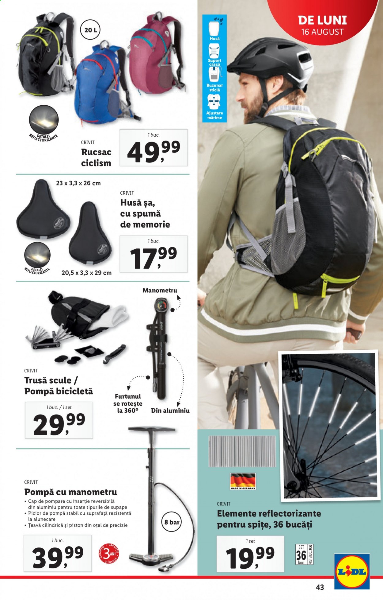 Catalog Lidl - 16.08.2021 - 22.08.2021. Pagina 43