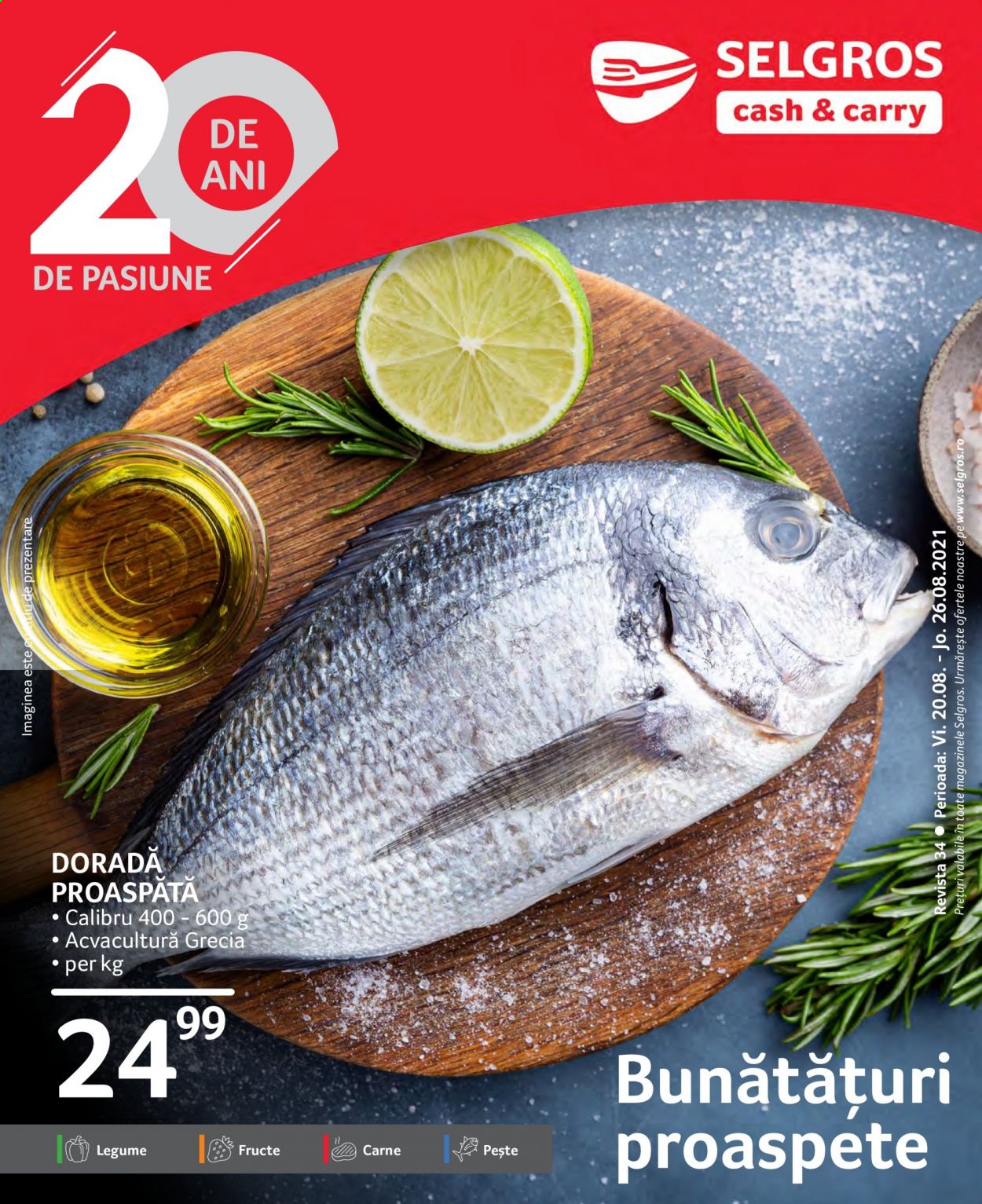 Catalog Selgros - 20.08.2021 - 26.08.2021. Pagina 1