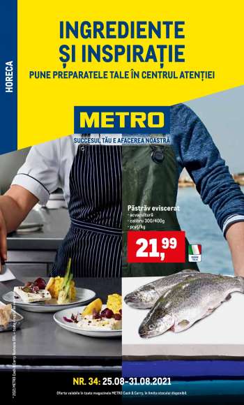 Cataloage Metro - 25.08.2021 - 31.08.2021.