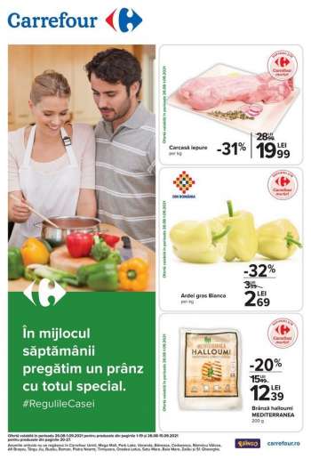 Cataloage Carrefour - 26.08.2021 - 01.09.2021.