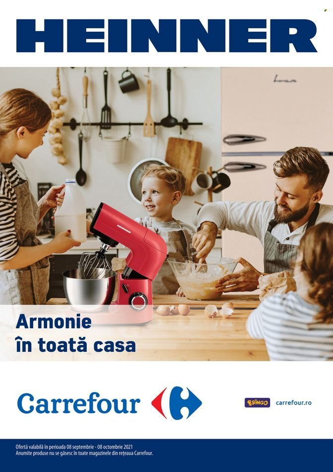thumbnail - Cataloage Carrefour - 08.09.2021 - 08.10.2021 - Produse în vânzare - Heinner. Pagina 1.