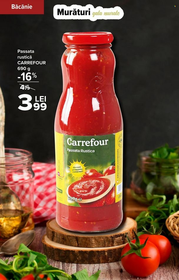 thumbnail - Cataloage Carrefour - 09.09.2021 - 15.09.2021 - Produse în vânzare - pastă de tomate. Pagina 4.