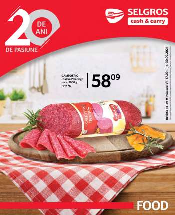 Cataloage Selgros - 17.09.2021 - 30.09.2021.