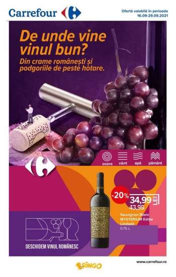 Cataloage Carrefour - 16.09.2021 - 29.09.2021.
