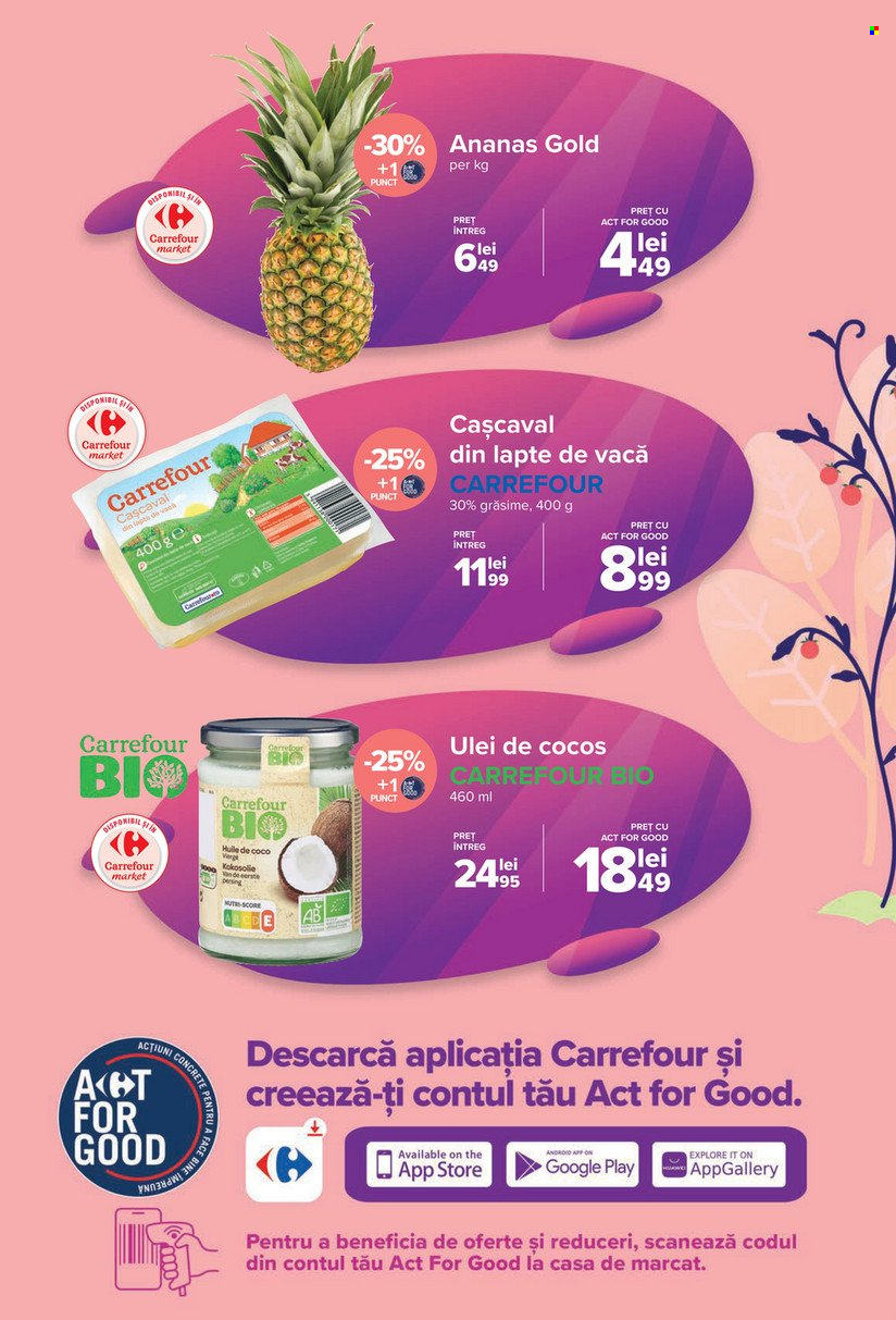 thumbnail - Cataloage Carrefour - 23.09.2021 - 29.09.2021 - Produse în vânzare - ananas, cașcaval, ulei. Pagina 3.