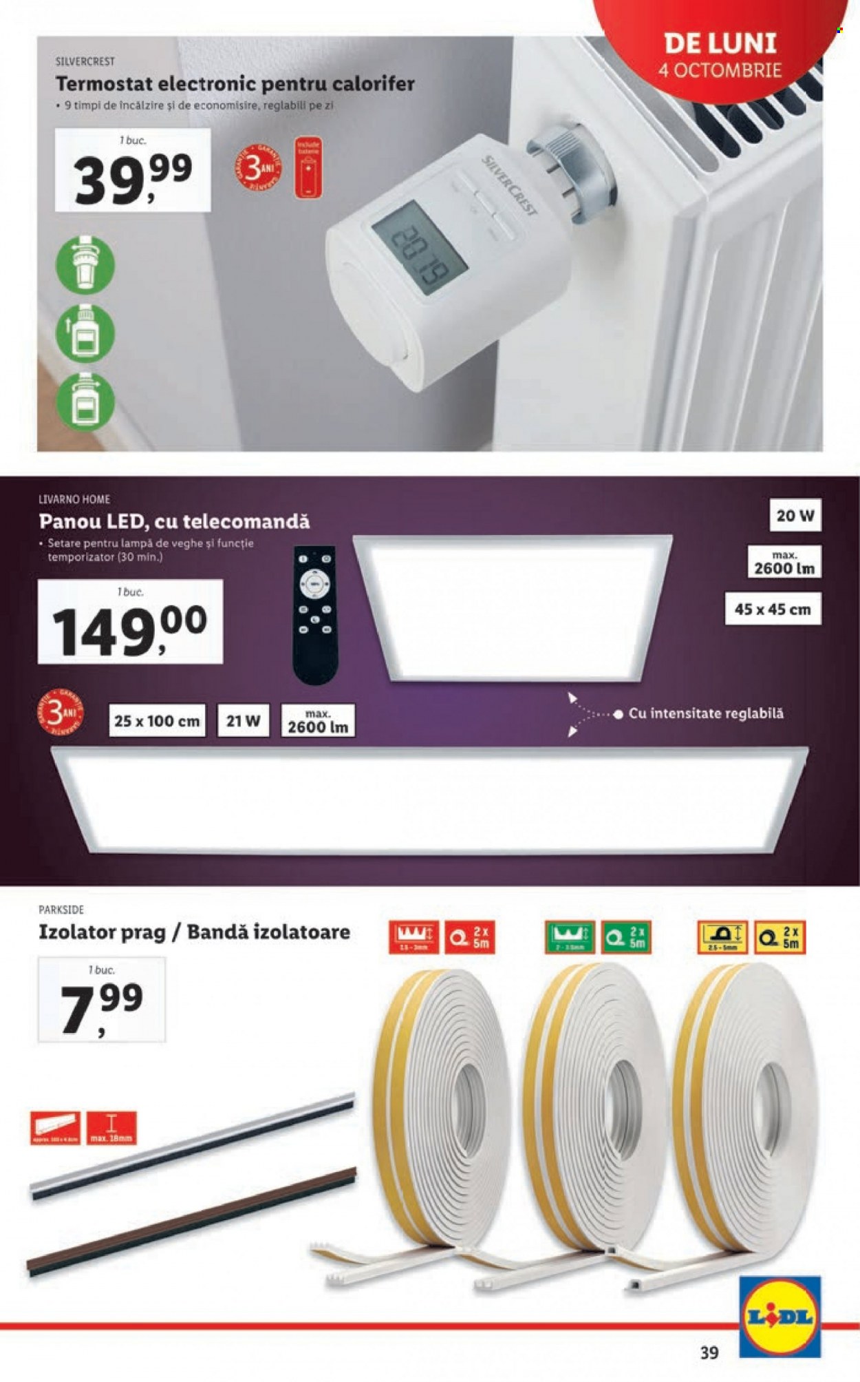 Catalog Lidl - 04.10.2021 - 10.10.2021. Pagina 39
