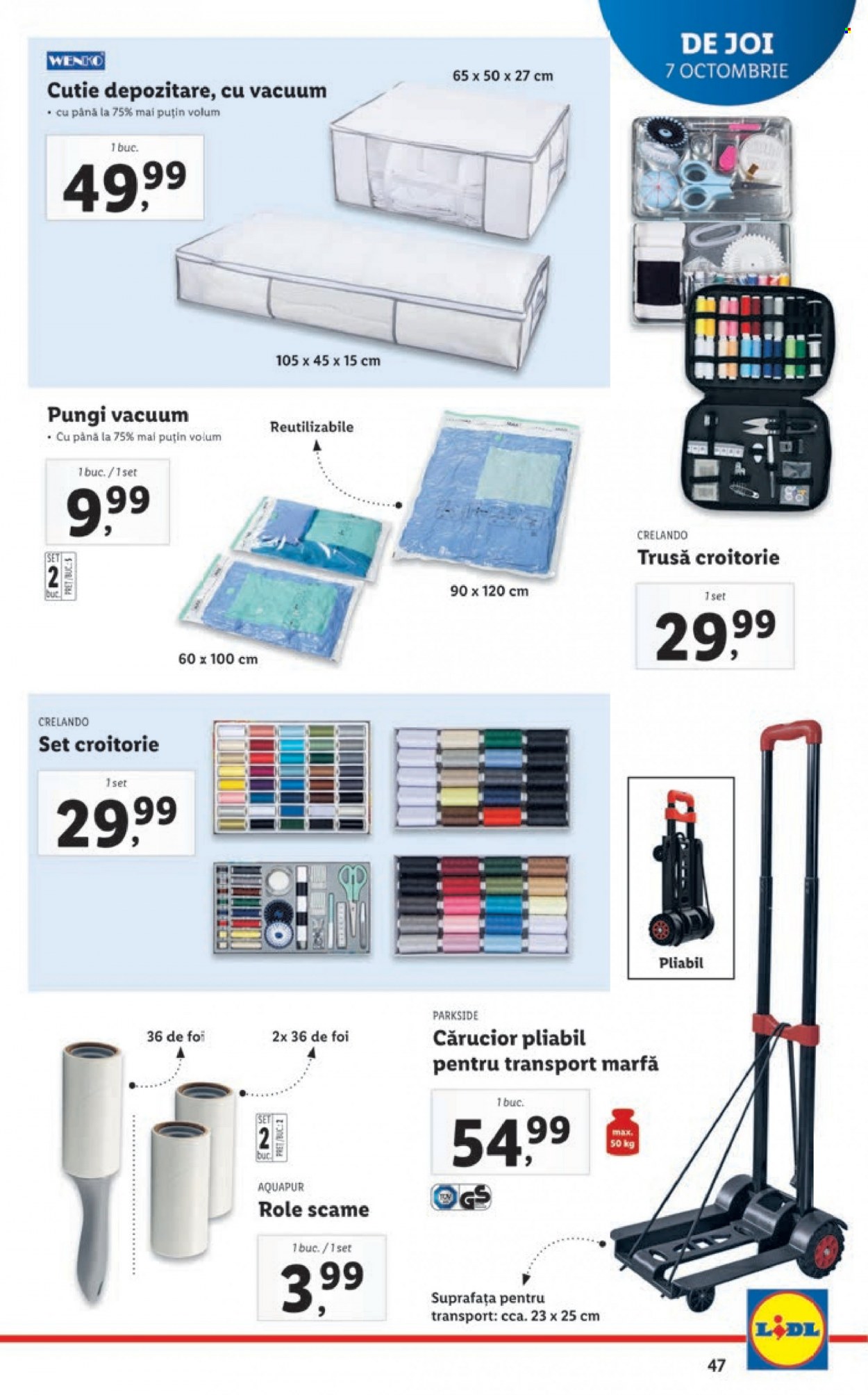 Catalog Lidl - 04.10.2021 - 10.10.2021. Pagina 47