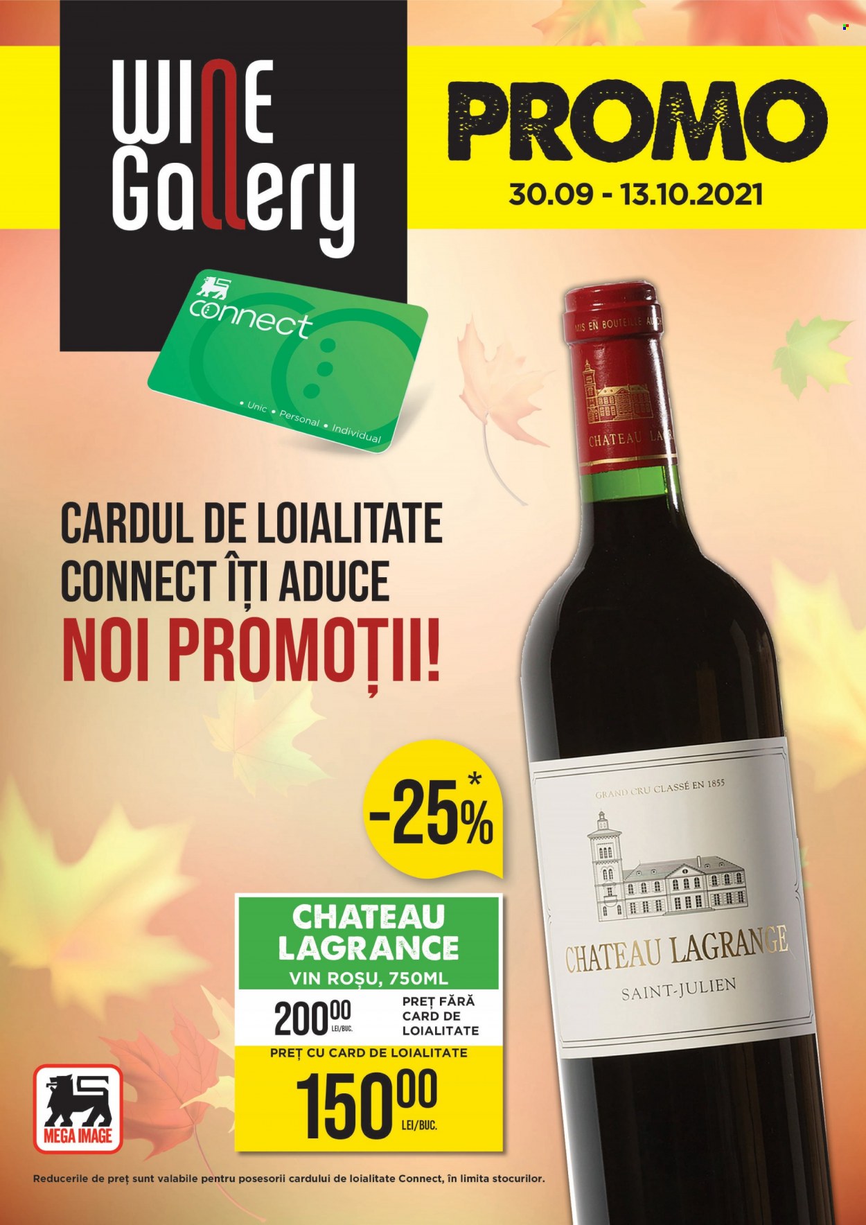 thumbnail - Cataloage Mega Image - 30.09.2021 - 13.10.2021 - Produse în vânzare - alcool, vin roşu, vin. Pagina 1.