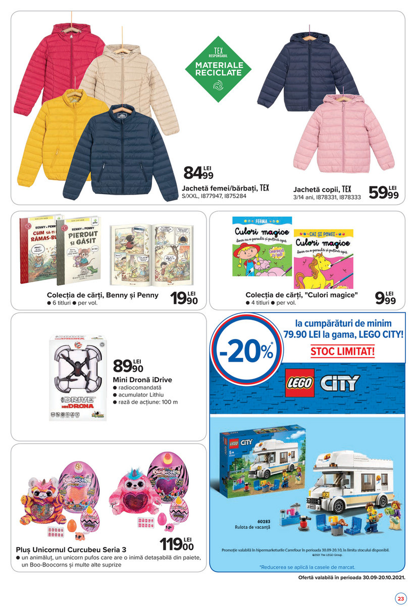 Catalog Carrefour - 30.09.2021 - 20.10.2021. Pagina 23
