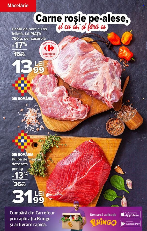 thumbnail - Cataloage Carrefour - 30.09.2021 - 06.10.2021 - Produse în vânzare - roșie, carne de porc, ceafă de porc. Pagina 2.