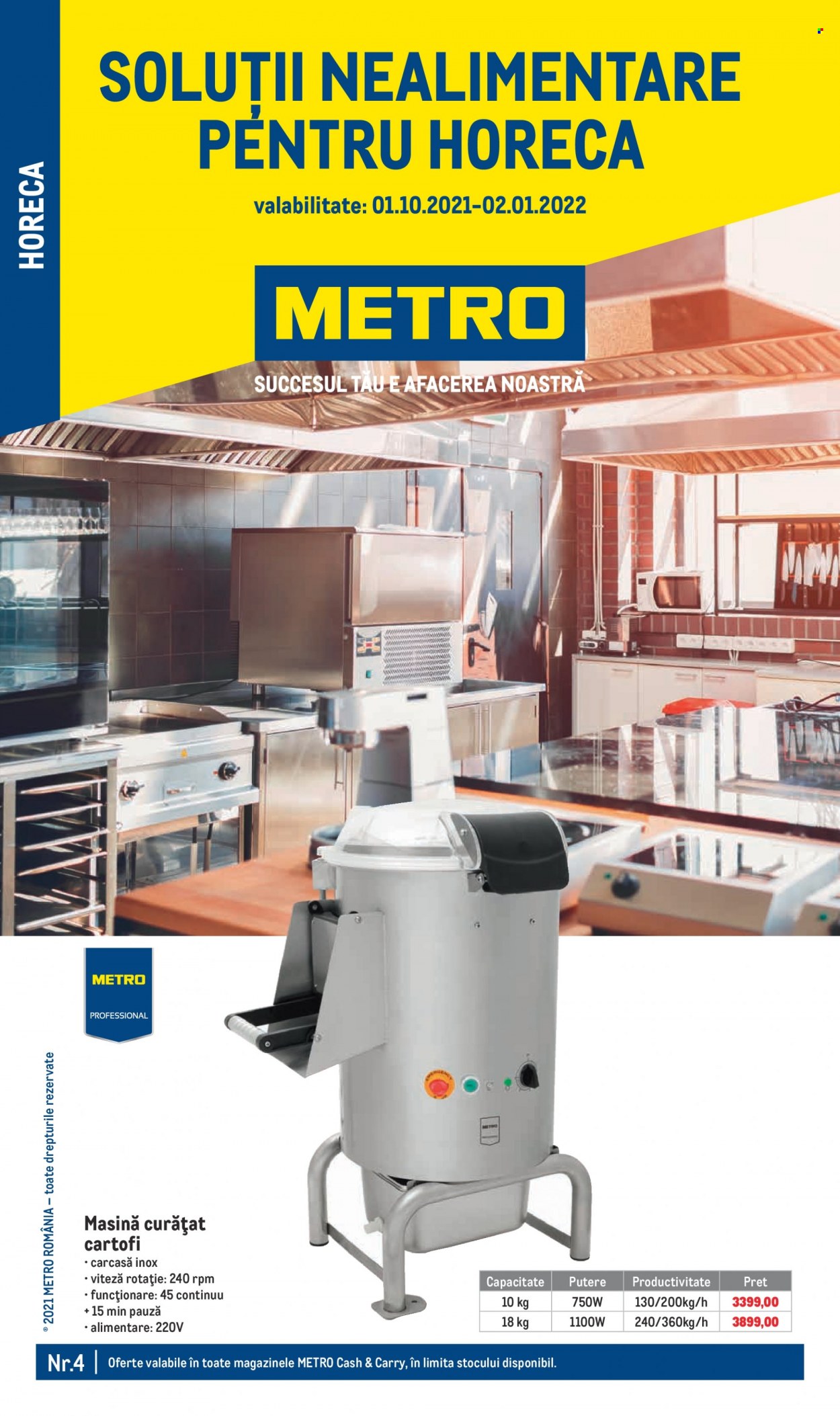 Catalog Metro - 01.10.2021 - 02.01.2022. Pagina 1