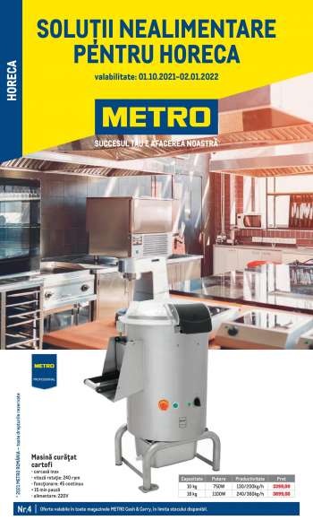 Cataloage Metro - 01.10.2021 - 02.01.2022.