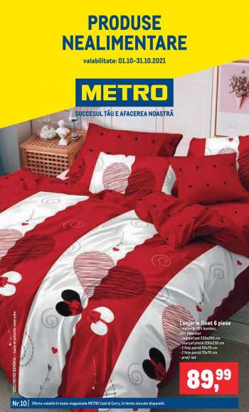 volunteer busy Scrutinize Oferte LENJERIE - METRO • Oferta de azi din cataloage