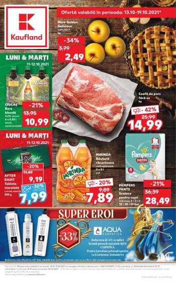 Cataloage Kaufland - 13.10.2021 - 19.10.2021.