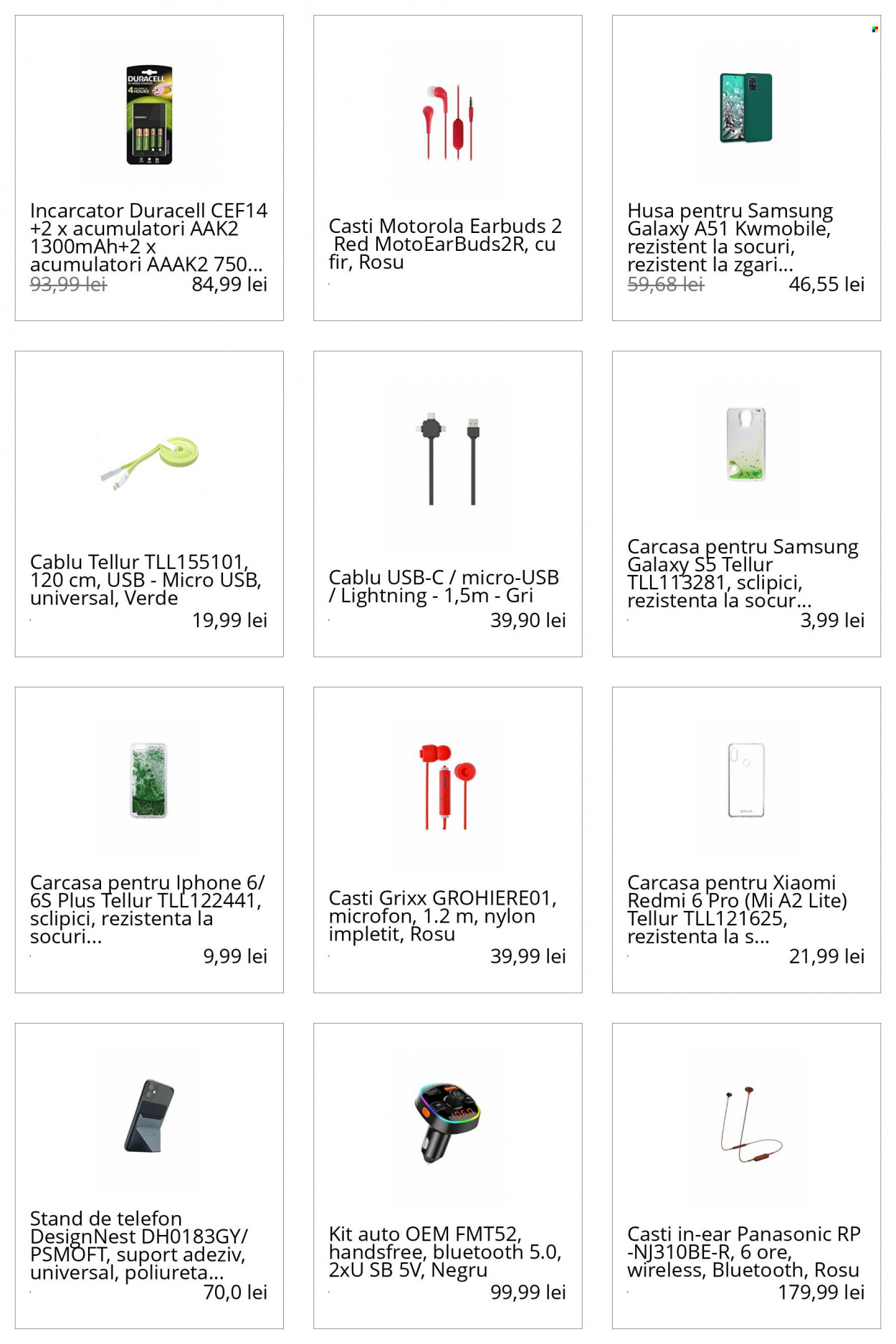 thumbnail - Cataloage elefant.ro - Produse în vânzare - Xiaomi, Panasonic, Samsung, Motorola, telefon, iPhone, iPhone 6, Samsung Galaxy A51, căşti, incarcator. Pagina 22.