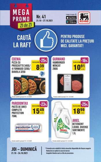 Cataloage Mega Image - 21.10.2021 - 27.10.2021.