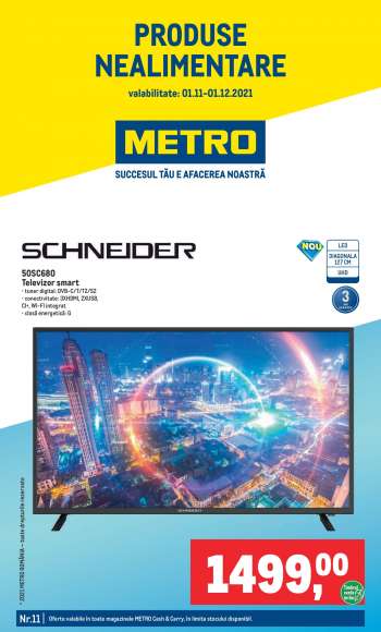 Cataloage Metro - 01.11.2021 - 01.12.2021.